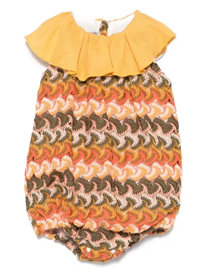 La Stupenderia Babies' Knitted Bodysuit In Yellow