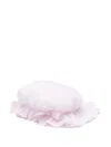 La Stupenderia Gingham-pattern Hat In Pink