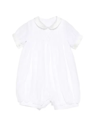 La Stupenderia Babies' Linen Romper In White