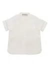 La Stupenderia Hemd Mit Mandarinkragen In White