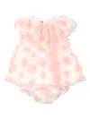 La Stupenderia Pink Dress For Baby Girl In Pink