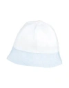 La Stupenderia Newborn Boy Hat White Size 3 Linen In White