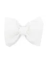 La Stupenderia Padded-bow Hair Clip In White