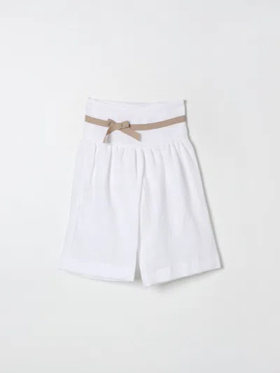 La Stupenderia Pants  Kids Color White