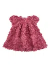La Stupenderia Petal-embellished Dress In Pink