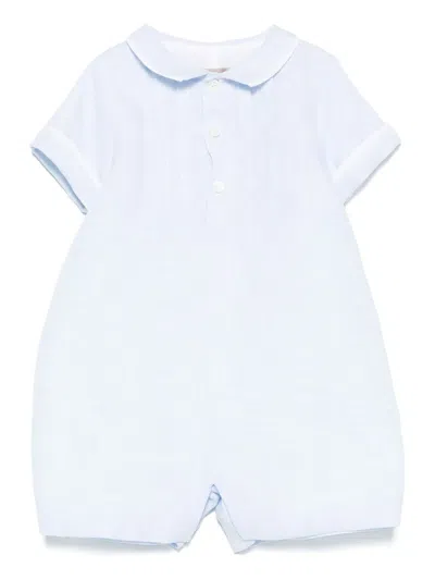 La Stupenderia Babies' Pleated Shorties In Blue