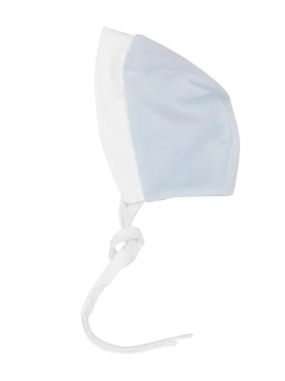 La Stupenderia Babies' Polka-dot Print Cotton Hat In Blue