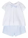 La Stupenderia Polka-dot Shorts Set In Blue