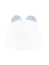 La Stupenderia Pop-up Animal Ear Beanie Hat In White