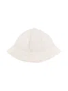La Stupenderia Poplin Linen Hat In Neutrals