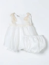 La Stupenderia Romper  Kids Color White In White