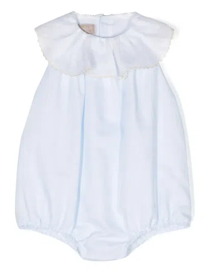 La Stupenderia Babies' Ruffled Shortie In Blue