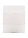 La Stupenderia Ruffle-detail Blanket In White