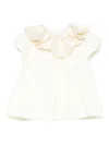 La Stupenderia Ruffled-collar Dress Set (set Of Two) In Neutral
