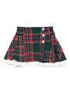 La Stupenderia Ruffled Mini Skirt In Multi