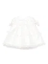 La Stupenderia Ruffled-trim Dress Set In White