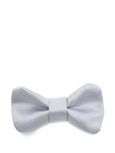La Stupenderia Babies' Satin Bow Tie In Blue