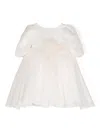 La Stupenderia Serena Bow-detail Dress In Pink