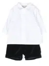La Stupenderia Shirt And Shorts Set In Blue