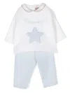 La Stupenderia Star-patch Tracksuit Set In White
