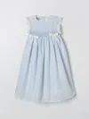 LA STUPENDERIA DRESS LA STUPENDERIA KIDS COLOR GNAWED BLUE,F50291011