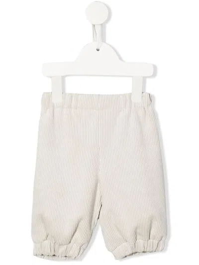 La Stupenderia Babies' Tapered-leg Joggers In Neutrals