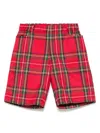 LA STUPENDERIA TARTAN-CHECK SHORTS