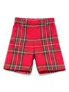 La Stupenderia Tartan-check Shorts In Red