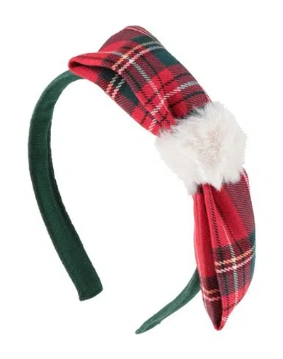 La Stupenderia Babies'  Toddler Girl Hair Accessory Red Size - Textile Fibers In Green