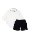 La Stupenderia Two-tone Baby Set In Blue