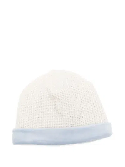 La Stupenderia Babies' Waffle-knit Beanie In White