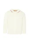La Stupenderia White Shirt For Boy In White