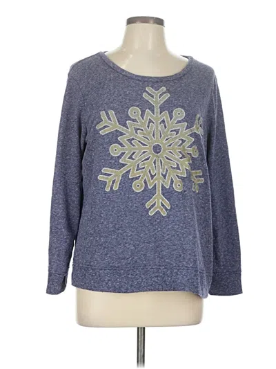 Pre-owned La Threads Pullover Sweater In Blue