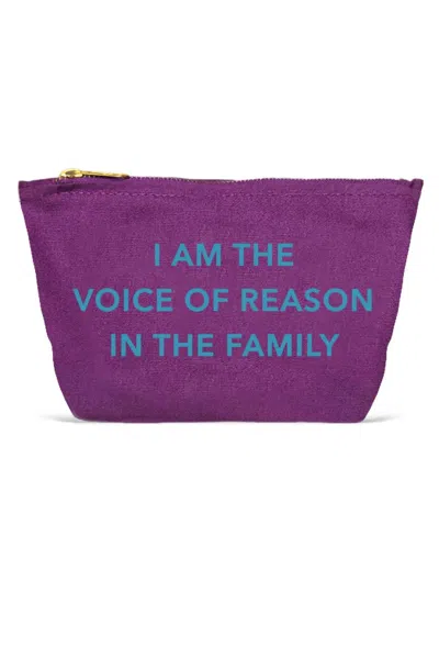 La Trading Co Voice Of Reason Pouch In Purple