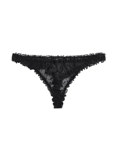 La Tribeau Women's Black Turn On Thong