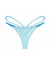 La Tribeau Women's Blue Milky Way Thong In Blue