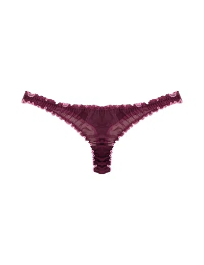 La Tribeau Women's Pink / Purple / Red Cotton Candy Bottom In Pink/purple/red
