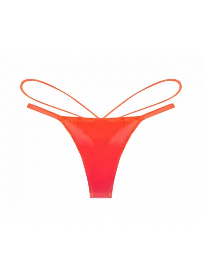 La Tribeau Women's Red Salty Kiss Thong