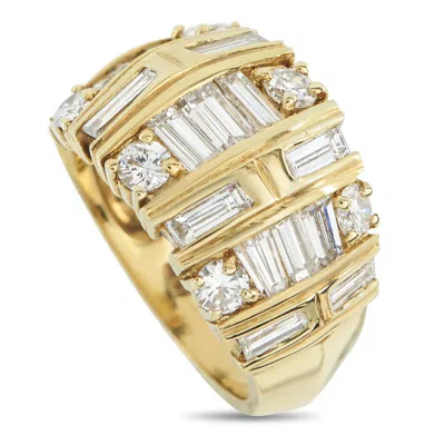 La Triomphe 18k Yellow Gold 3.33ct Diamond Ring Lt30-112125