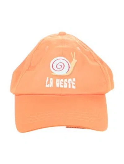 Pre-owned La Veste Baseball Cap W/tags In Orange