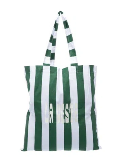 Pre-owned La Veste Canvas Tote In Blue