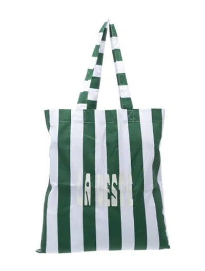 Pre-owned La Veste Canvas Tote In Blue