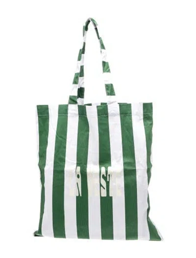Pre-owned La Veste Canvas Tote In Multicolor