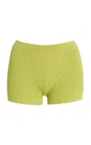 La Veste Exclusive Riviera Maxime Cotton Shorts In Green