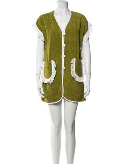 Pre-owned La Veste Jacket In Green