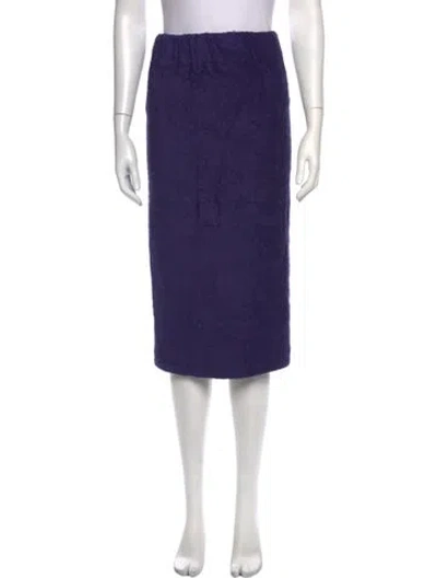 Pre-owned La Veste Midi Length Skirt W/ Tags In Purple