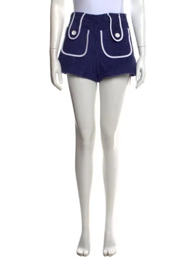 Pre-owned La Veste Mini Shorts In Blue