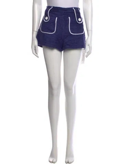 Pre-owned La Veste Mini Shorts In Blue