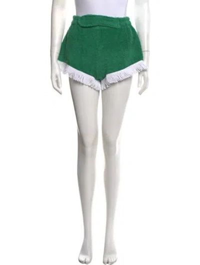Pre-owned La Veste Mini Shorts In Green