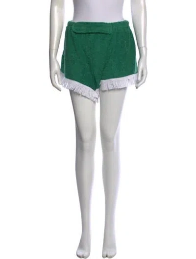 Pre-owned La Veste Mini Shorts In Green